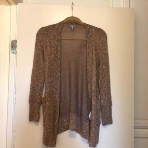 Splendid brown, long cardigan.